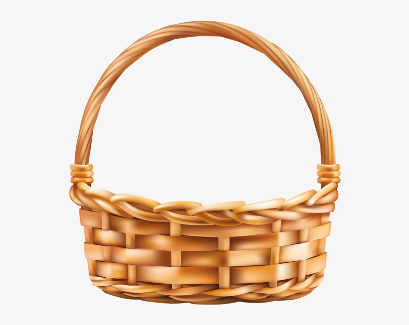 Basket - Vegetable Basket Clip Art Png, transparent png download
