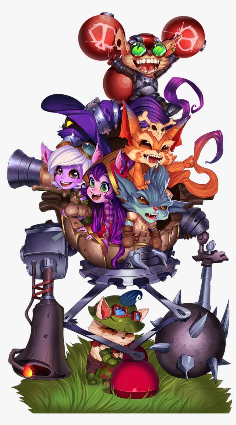 League Of Legends,лига - Rumble Fan Art Lol PNG Image Transparent PNG Free ...