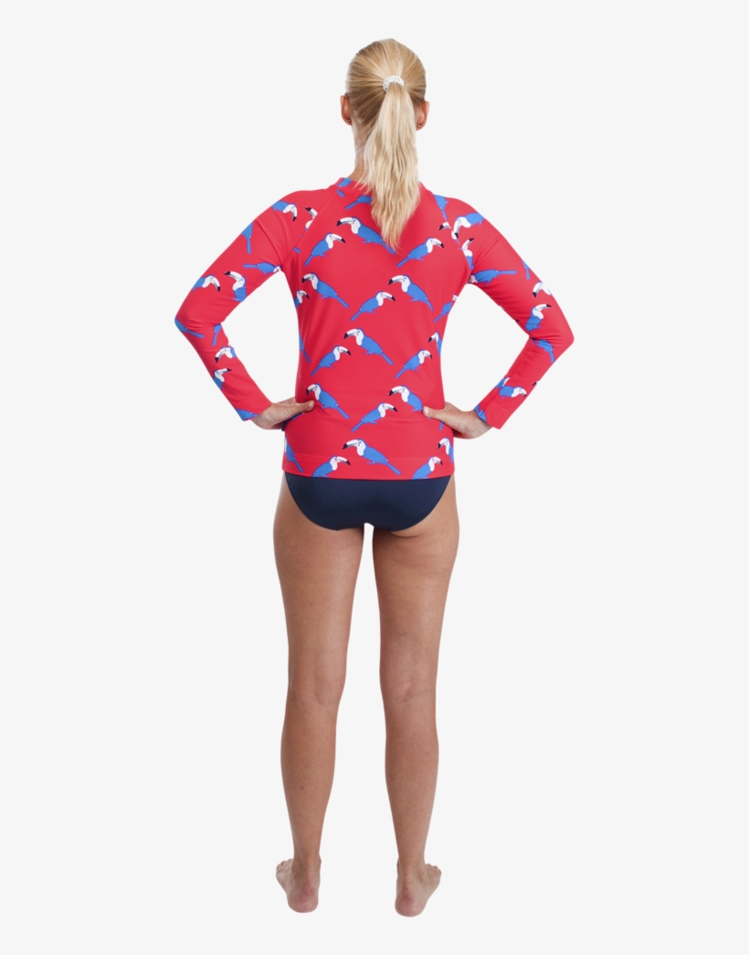 Toucan Rash Vest - Looking Into The Distance Beach, transparent png download