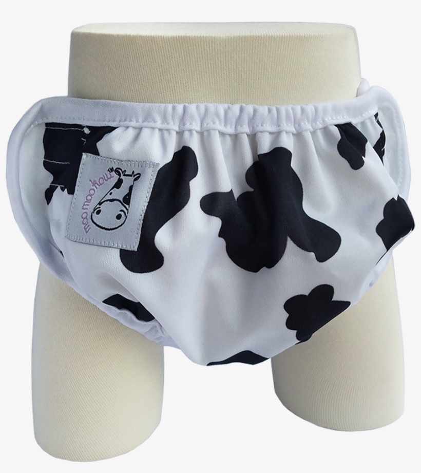 One Size Swim Diaper Moo Moo - Briefs, transparent png download