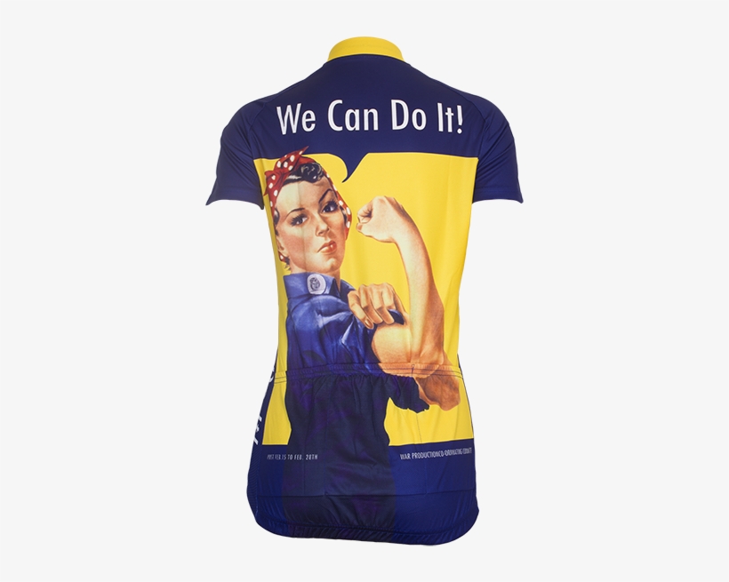 Retro Image Rosie The Riveter Women's Jersey - Rosie The Riveter, transparent png download