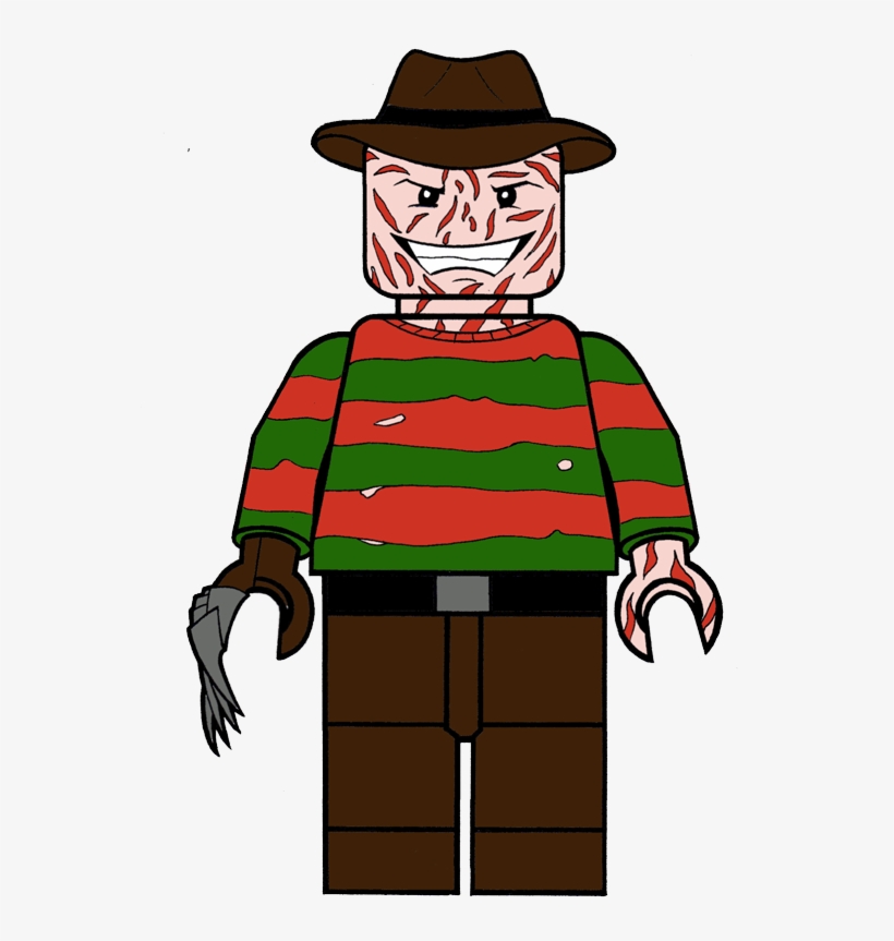 Freddy Lego Horror Icon By Kung Fu Eyebrow - Jason Voorhees Cartoon Png, transparent png download