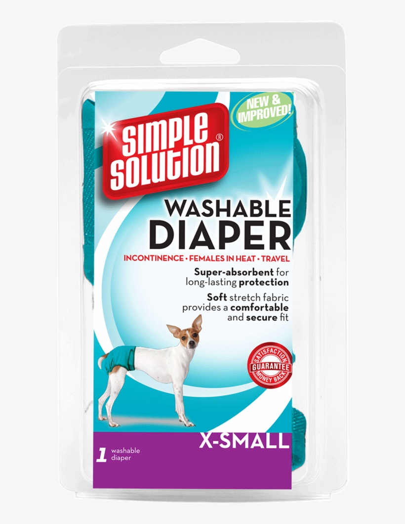 Simple Solution Washable Female Dog Diaper - Simple Solution Многоразовые Трусы Для Собак, transparent png download