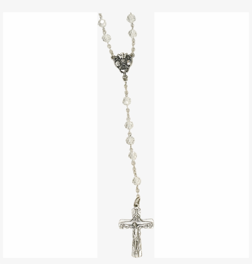 Clear Crystal Rcia Rosary - Chain, transparent png download