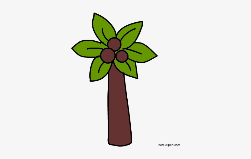 Coconut Tree Clipart Free - Free Content, transparent png download