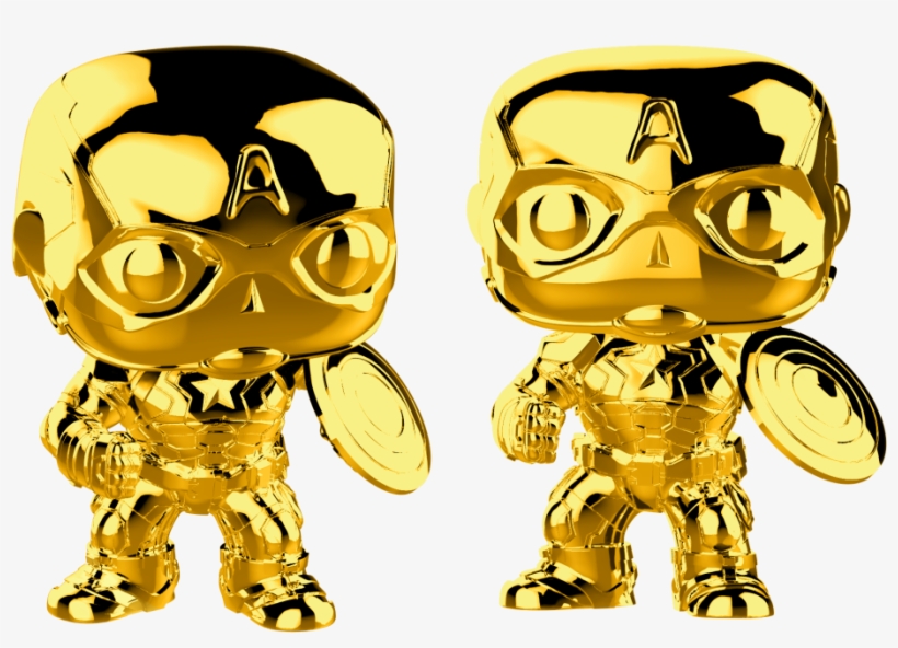 Funko Pop Captain America Chrome, transparent png download