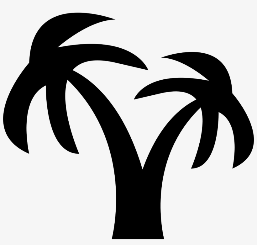 Coconut Tree - - Silhueta Coqueiro, transparent png download