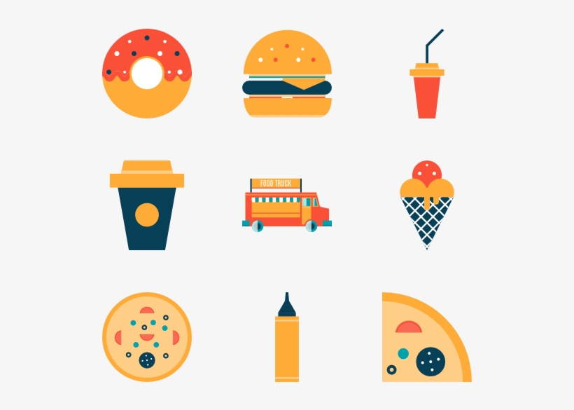 Download Food Collection Fast Food Icon Png Png Image Transparent Png Free Download On Seekpng