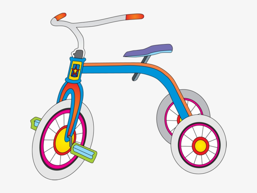 Tricycle Clipart Toy - Santa's Bag Of Toys Clipart, transparent png download