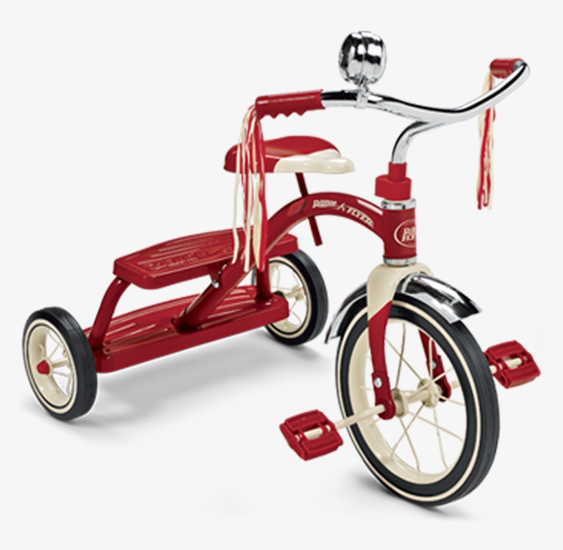 Classic Red Tricycle - Radio Flyer Tricycle, transparent png download