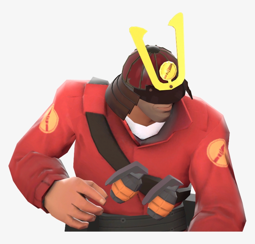 Killer's Kabuto - Soldier Tf2 Red, transparent png download
