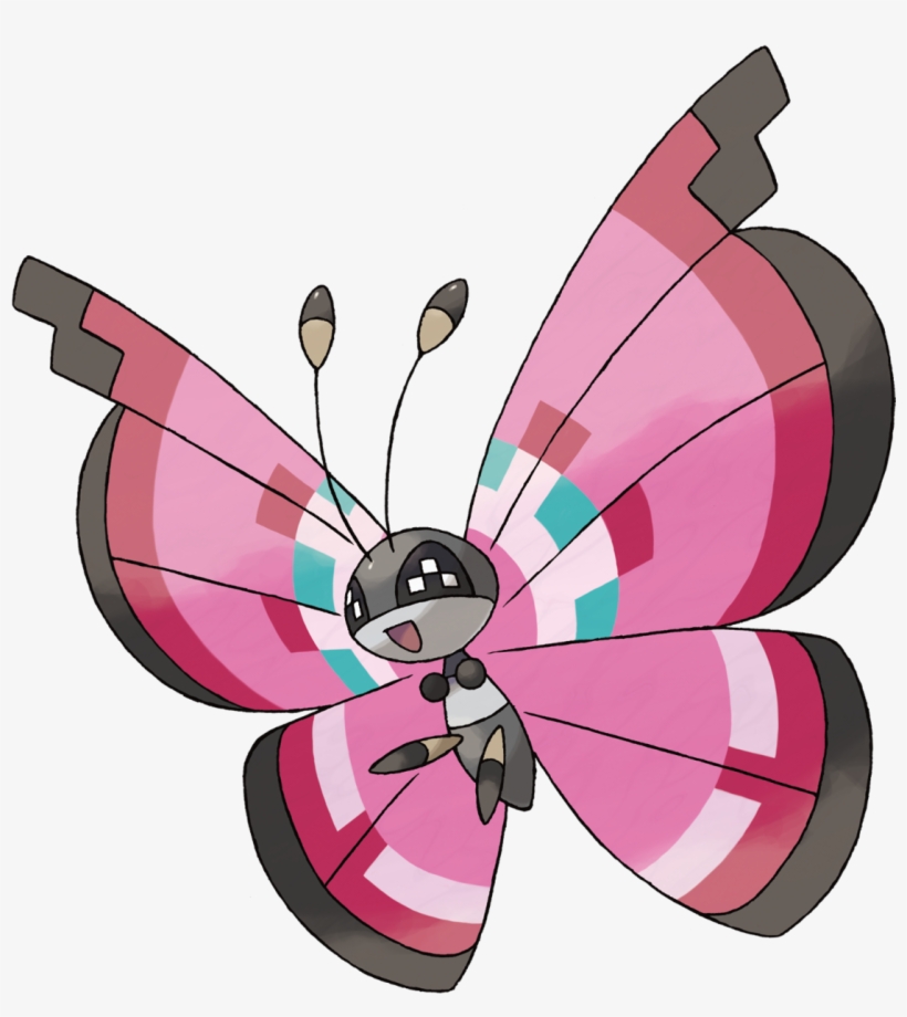 Vivillon - Vivillon Png, transparent png download