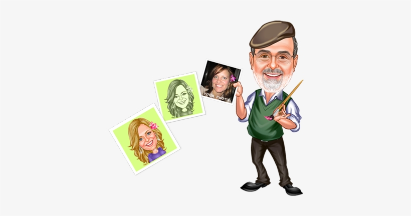 Cartoon Portrait Artist Custom Drawing Caricatures - Drawing Caricatures By Doug Eyre, transparent png download