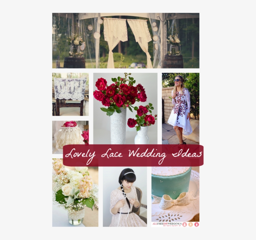 50 Lovely Lace Wedding Ideas - Wedding, transparent png download