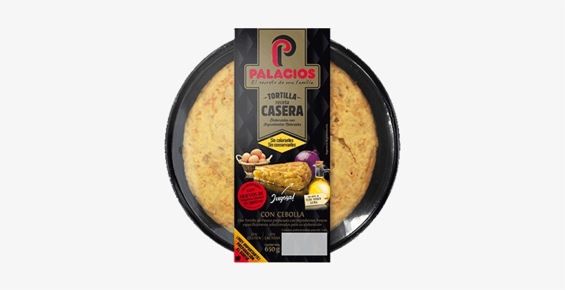 Palacios Homemade Spanish Omelette With Onion 650gr - Tortilla Española Marca, transparent png download