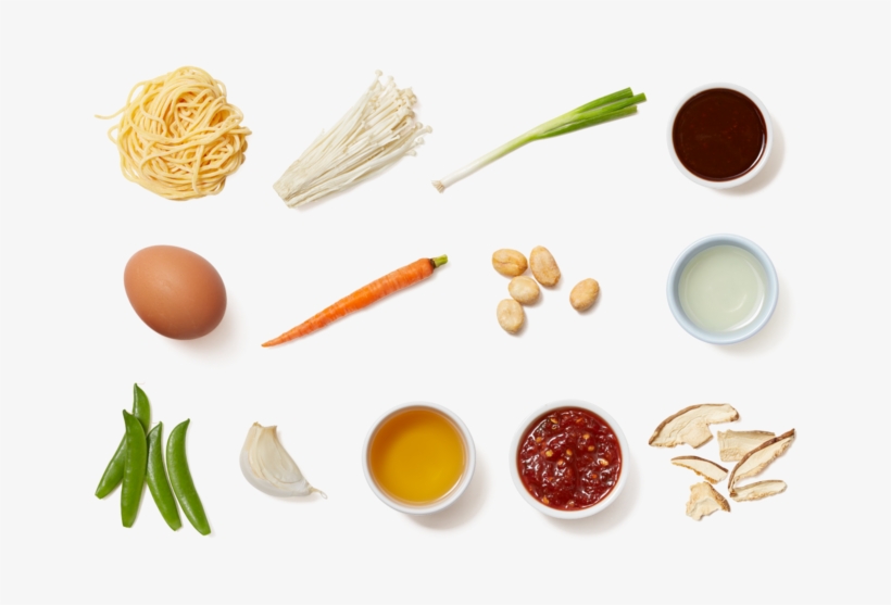 Spicy Noodles, Snap Peas, & Mushrooms With Japanese-style - Snap Pea, transparent png download