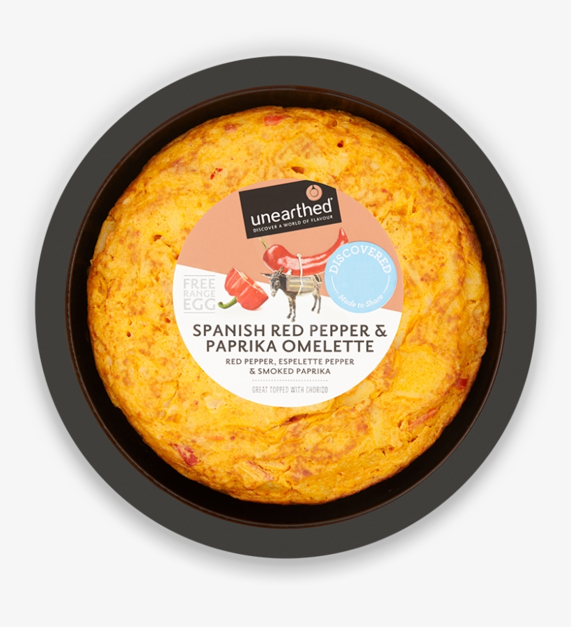 Unearthed Spanish Red Pepper & Paprika Omelette, transparent png download