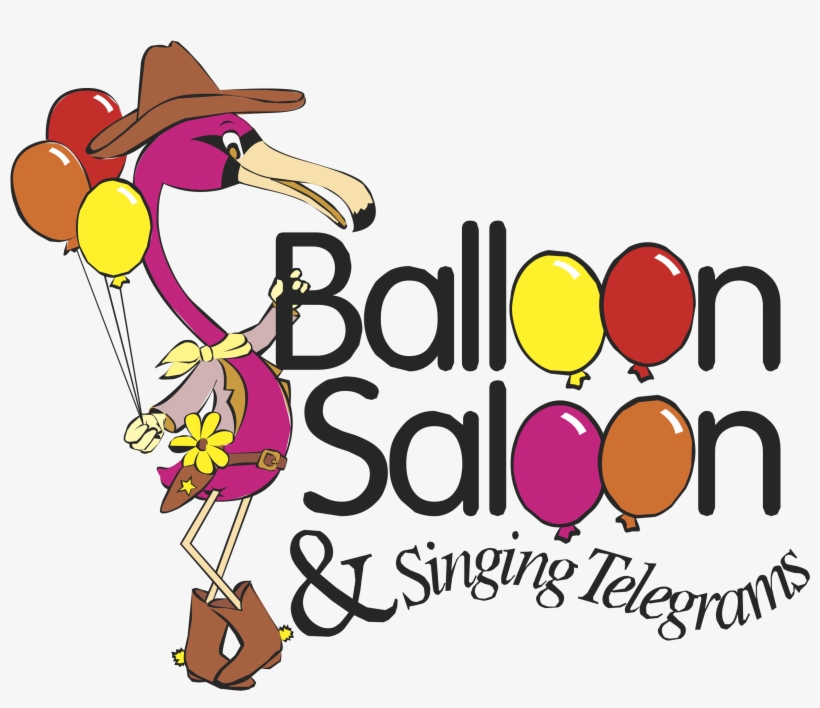 Balloon Saloon & Singing Telegrams Logo Png Transparent - Logo, transparent png download
