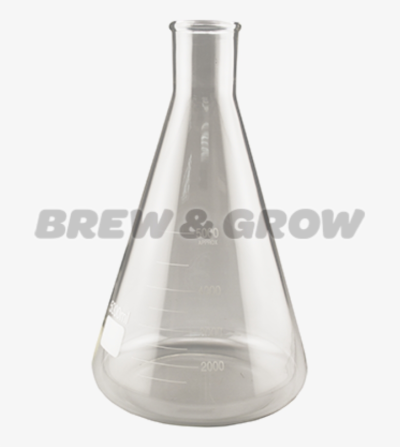 Erlenmeyer Flask - 5000 Ml - Glass Bottle PNG Image | Transparent PNG