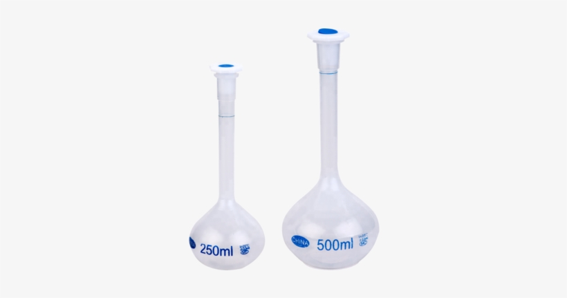 Plastic Volumetric Flask For Laboratory - Plastic, transparent png download