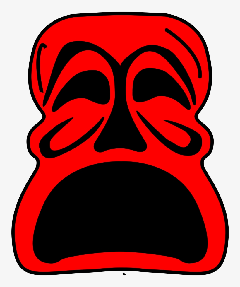 Clipart Info - Sad Mask, transparent png download