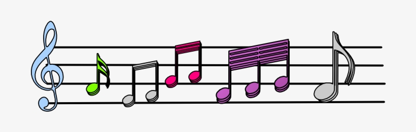 Colorful - Musical - Notes - Png - Personalisierter Musik-liebhaber Ornament, transparent png download