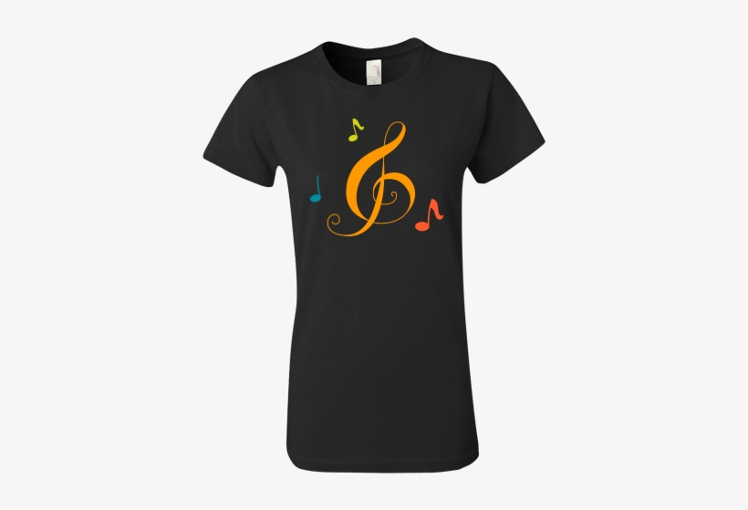 Colorful Treble Clef And Musical Notes Women's Band - Choir Director Music Bag, transparent png download
