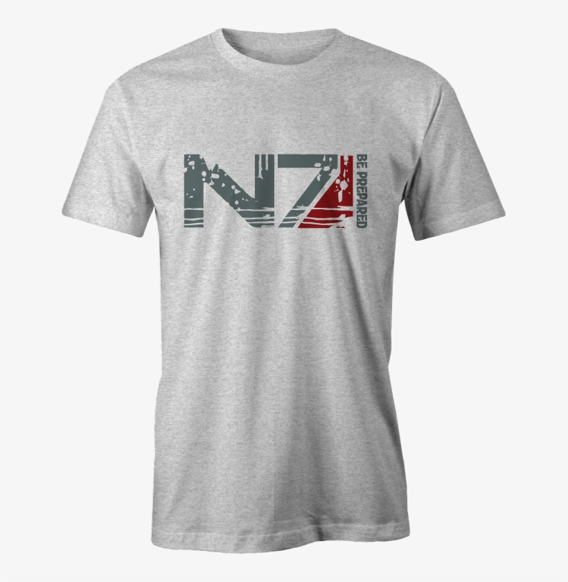 N7 Mass Effect Inspired Tee - Hope You Step On A Brick Mens T-shirt (colour: Sports, transparent png download
