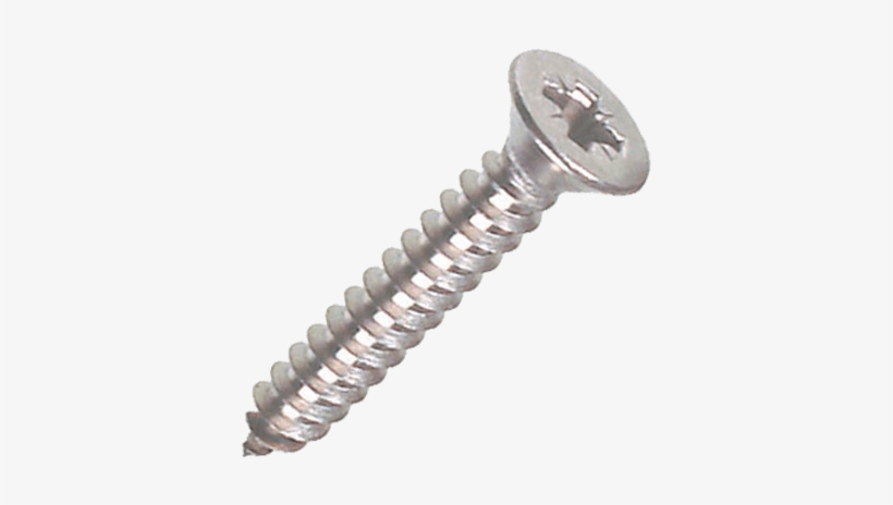 Picture Royalty Free Stock Transparent Stickpng Very - 8 X 2 Countersunk Pozi Stainless Steel Self Tapping, transparent png download