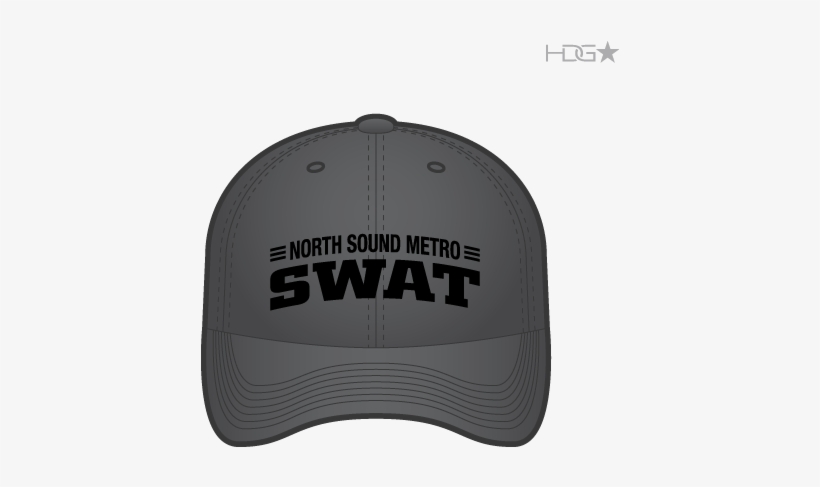 North Sound Metro Swat Grey Flexfit® Hat - Swat Hat Png, transparent png download