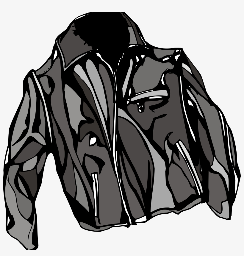 Clip Art Royalty Free Download Clipart Jacket Big Image - Leather Jacket Clipart, transparent png download