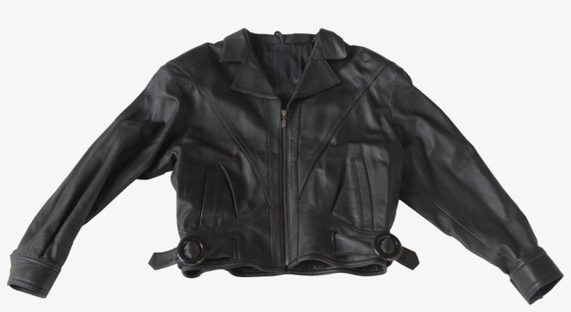 Black Leather Jacket Png Image - Black Leather Jacket Png, transparent png download