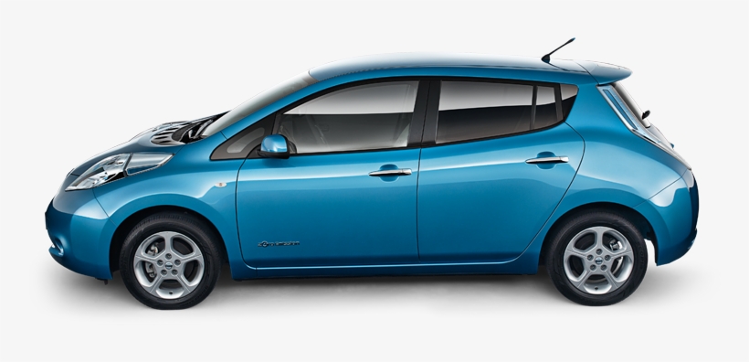 If You've Never Sold A Car Before, You May Feel A Little - Blue Electric Car Leaf, transparent png download