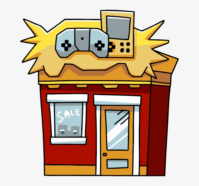 Image Video Game Store Png Scribblenauts Wiki - Game Store Clipart, transparent png download