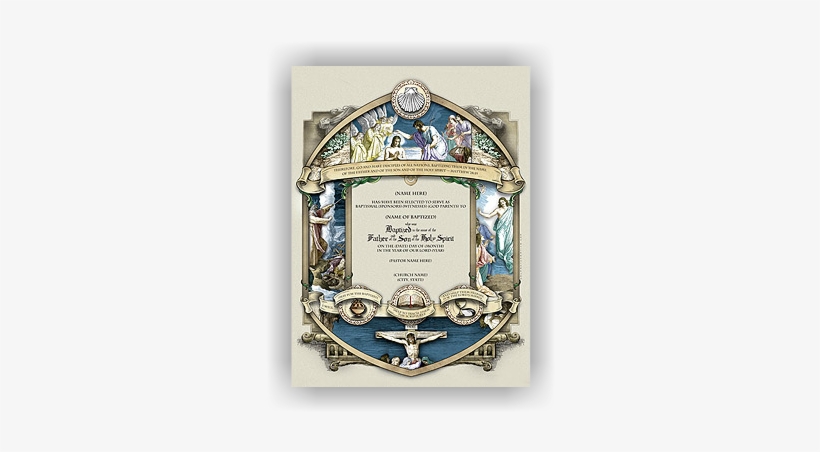 Wolfson Congregational Baptismal Certificate - Baptism, transparent png download