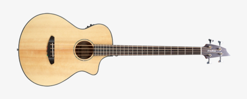 2017 Pursuit Concert Bass Ce - Breedlove Pursuit Acoustic-electric Bass Guitar Natural, transparent png download