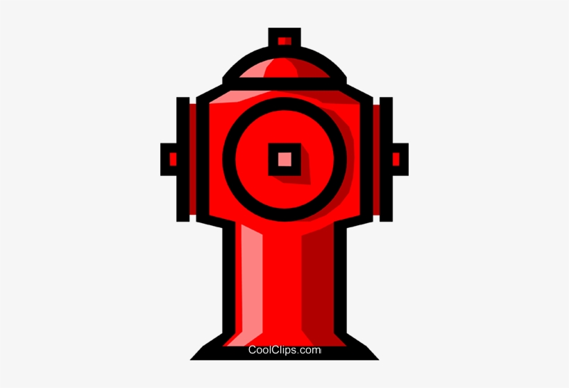 Symbol Of A Fire Hydrant Royalty Free Vector Clip Art - Fire Hydrant Symbol, transparent png download