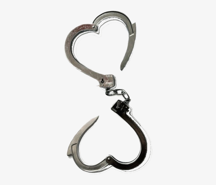 Heart Handcuffs - Heart Handcuffs Png, transparent png download