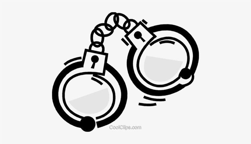 Handcuffs And Leg Irons Royalty Free Vector Clip Art - Clip Art, transparent png download