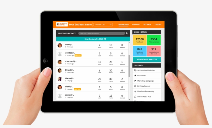 Drive Your Business To Next Level - Tab In Hand Png, transparent png download