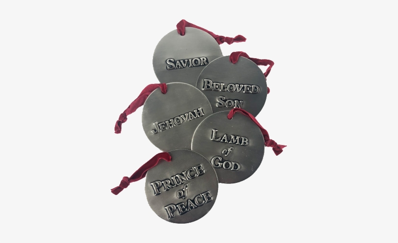 Names Of Christ Ornaments - Names Of Christ Christmas Wreath, transparent png download