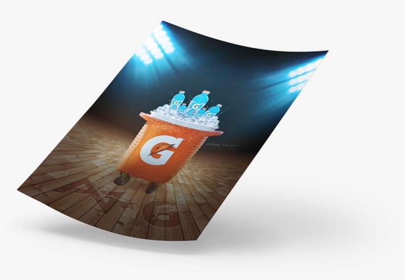 Paul George And Gatorade Billboard - Graphic Design, transparent png download