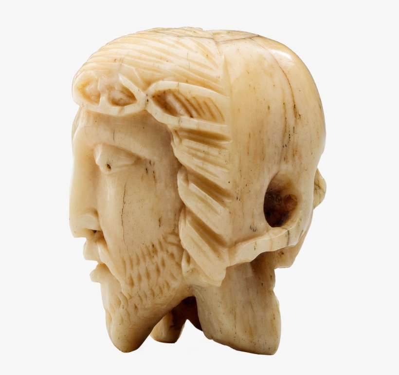 Rosary Bead With Wendekopf - Carving, transparent png download