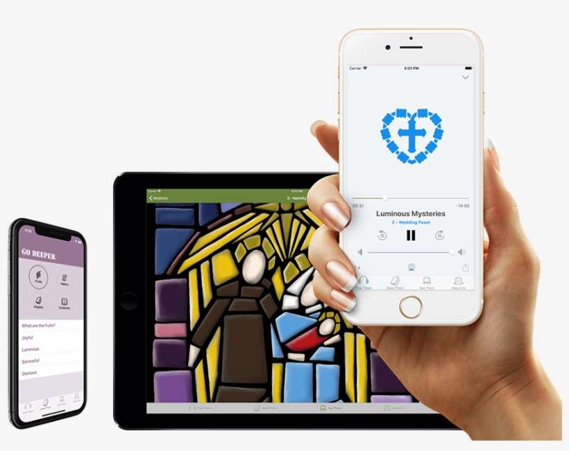 Keeping Mental Focus While Praying Your Rosary Can - Google Ads, transparent png download