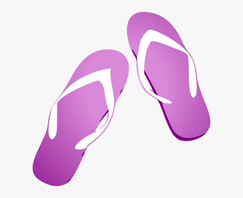 Clip Royalty Free Stock Flip Flops Clipart Cartoon - Flip Flops Cartoon Png, transparent png download