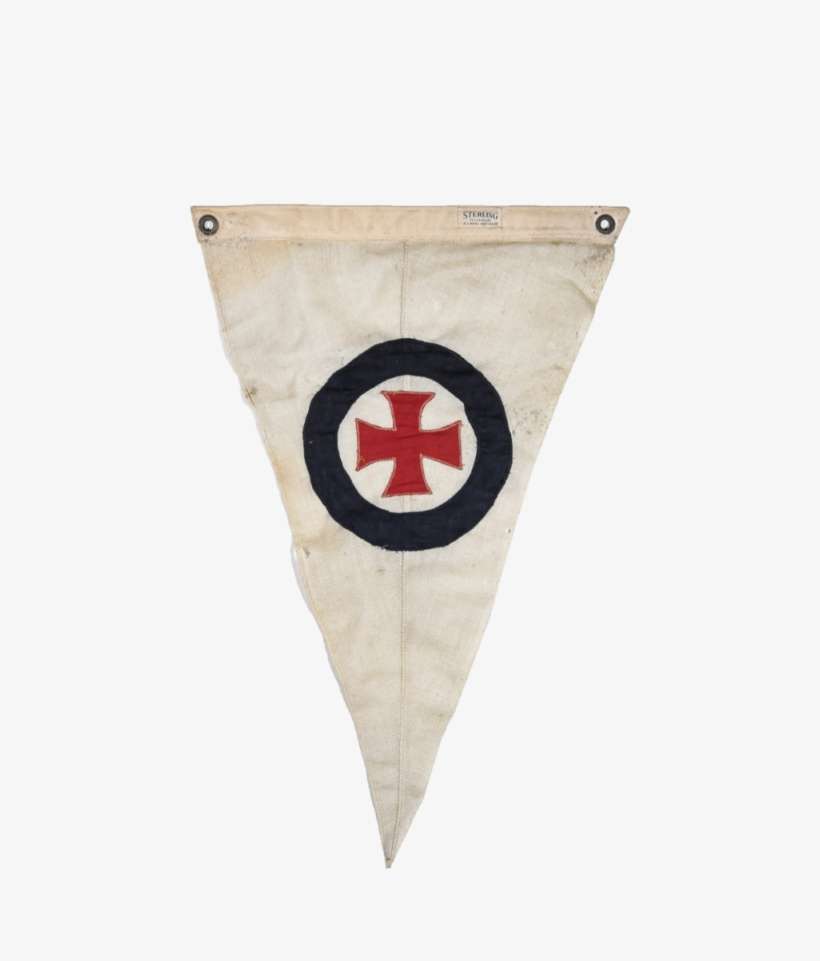 Ww2 Red Iron Cross German Patrol Unit Flag - Flag, transparent png download
