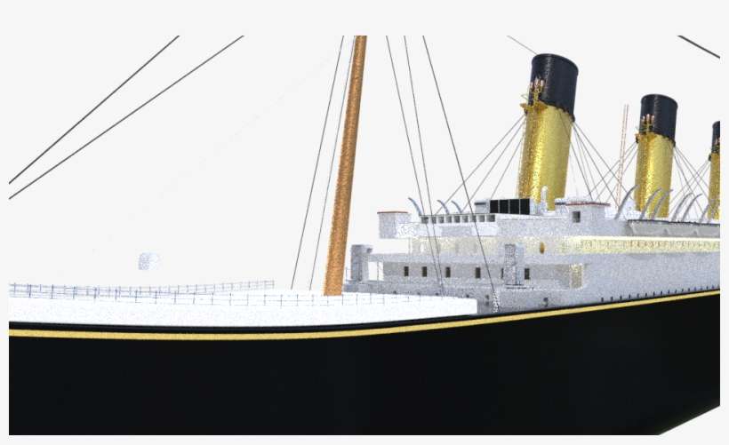 Render Of Rms Titanic Model - Mast, transparent png download