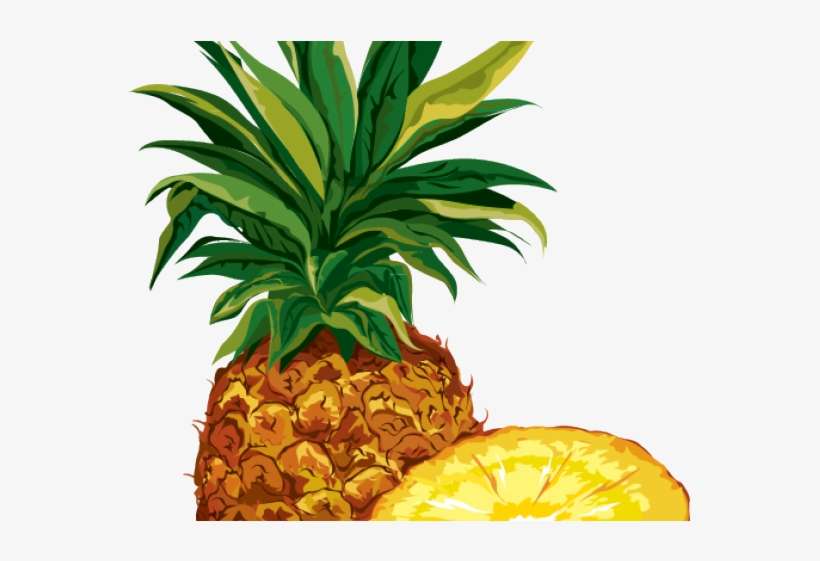 Flower Clipart Pineapple - Pineapple With Transparent Background Clipart, transparent png download