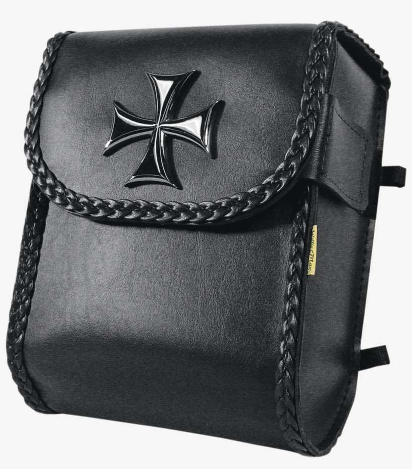 Iron Cross Sissy Bar Bag - Alforjas Respaldo Moto Custom, transparent png download