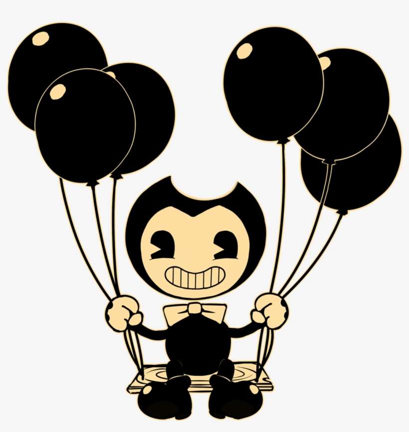 時 On Twitter - Bendy And The Ink Machine Balloons, transparent png download